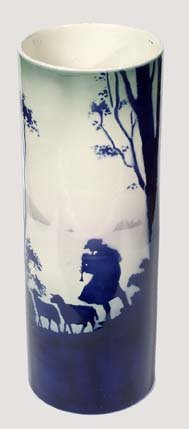 Porcelain Cane Stand- Ca. 1890 -Signed GDD and pro