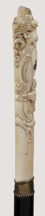 Carved Ivory Love Birds-Ca. 1875 - 2