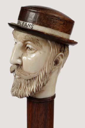 Ivory and Wood Orleans-Ca. 1885