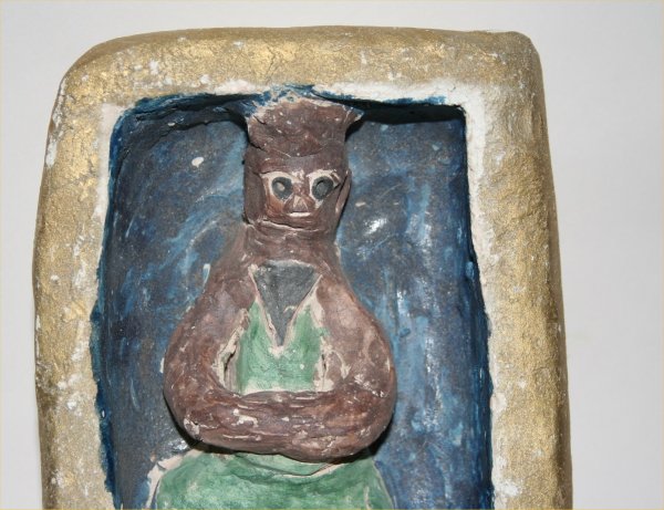 Outsider Art- Son Thomas- "Man in Bathtub" Pai - 2