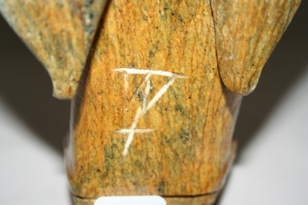 Outsider Art- William Cross- "Gabriel". Carved m - 5
