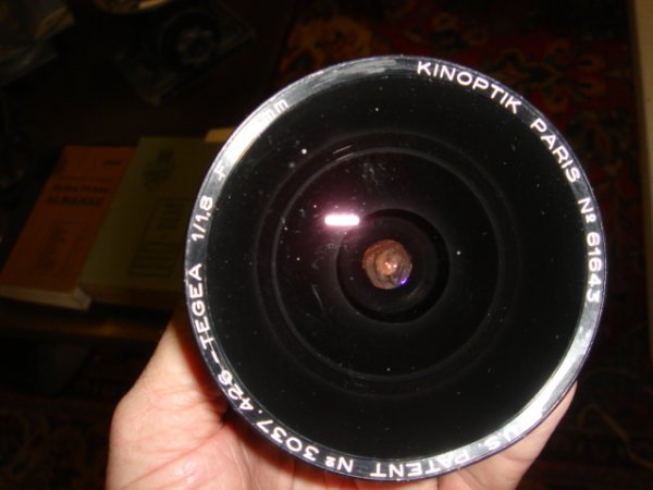 9.8mm f1.8m Lens, Kinoptik, Paris, #61643, Tegea - 2
