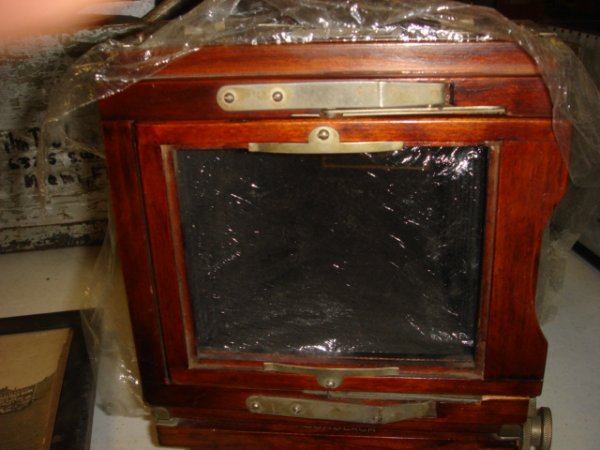 Vintage 4x5 wooden field camera - 5