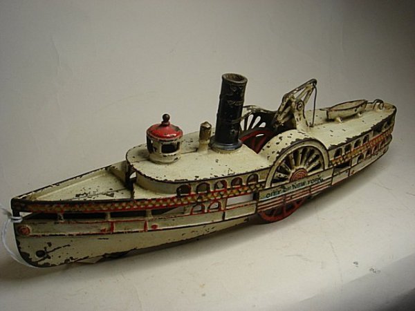 Wilkins,City of New York, cast iron side wheeler - 2