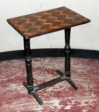 Inlaid Folk Art Table