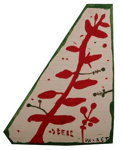 Mose Tolliver-"Tree Of Life". Paint on wood, signed: Mose Tolliver-"Tree Of Life". Paint on wood, signed. Piece is 25 x 20. Please see over 450 other lots in this sale of Outsider Art, Folk-art, folkart, contemporary art,pottery, African American Art, N