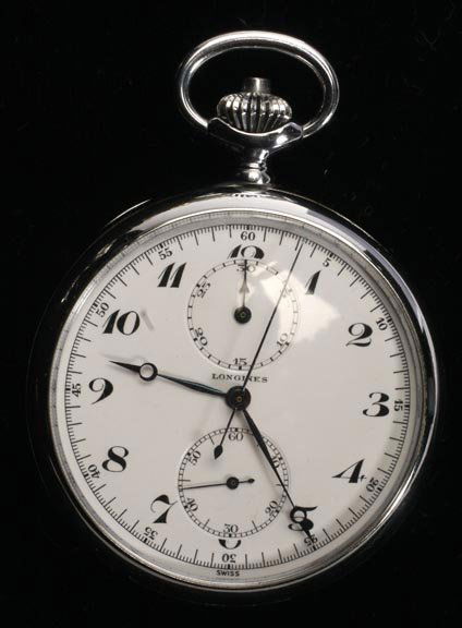 Military Longines Pocket watch: This pocket watch belonged to the Consulant of Affairs for the United States ,Berne ,Mr. F. Cummings. Please read the letters in the photos for the details. The watch has 17 jewels and is in mint cond