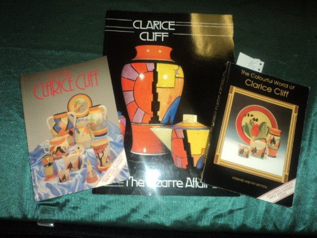 Three Clarice Cliff Paperback Books: Three Clarice Cliff Paperback Books
