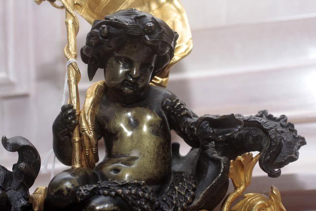 9. Nautical Bronze-Circa 1860-An unsigned, p - 7