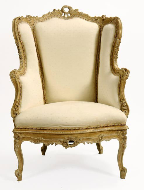 25. Fauteuil Chair-Early 20th Century-This chair is: The high bidder on lot 24 will have the opportunity to take lot 25 at the same price 25. Fauteuil Chair-Early 20th Century-This chair is in fine condition with a 25 year old finish and a 20 year old f