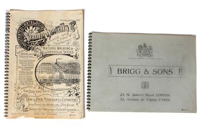 109. Brigg and Sons-Henry Howell and Co. copy catalog.: 109. Brigg and Sons-Henry Howell and Co. copy catalog.Both of these catalogues are earlier reproductions of the original.