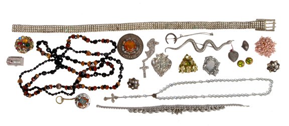 Large lot of costume jewelry