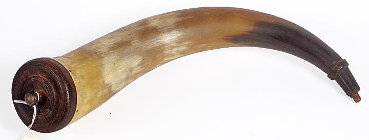 East Tennessee powder horn as found average condition. 