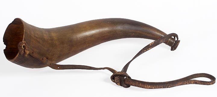 East Tennessee foxhound horn w/metal mounts and origina