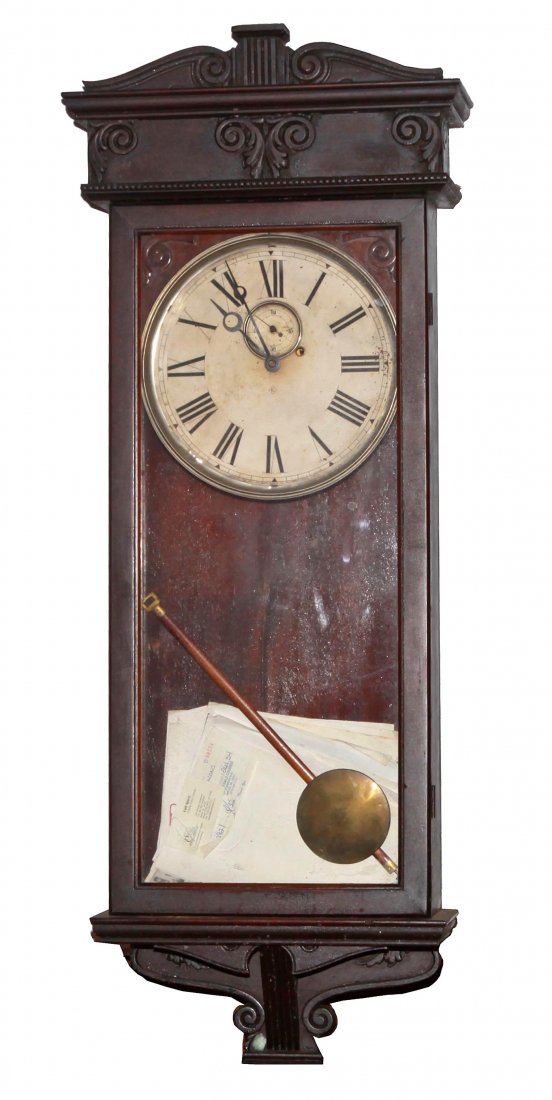 Railroad Clock From Bristol,Va. Train Station