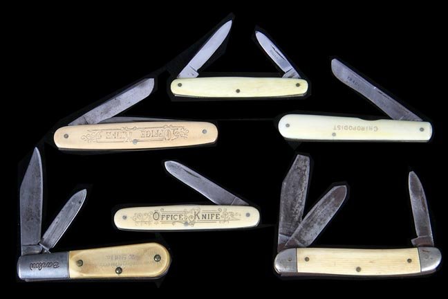 209. Six Knives in Various Materials: 209. Six Knives in Various Materials