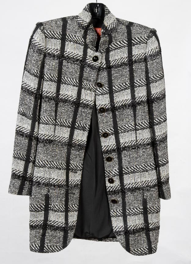 Emanuel Ungaro long wool coat, size 4: Emanuel Ungaro long wool coat, size 4