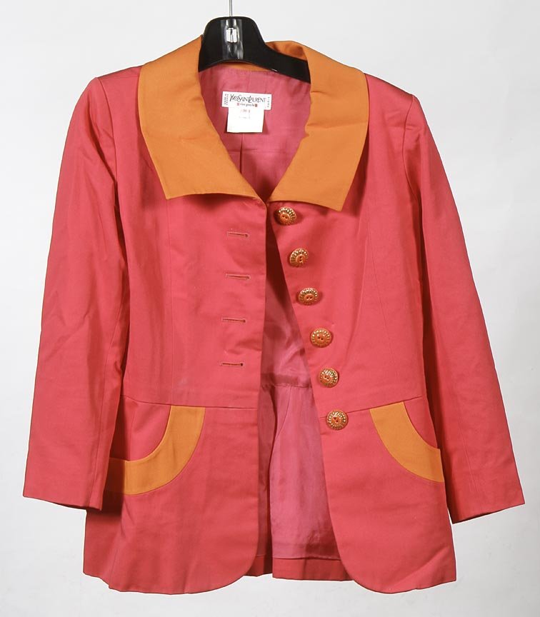 Yves St Laurent multicolored jacket and skirt, size 36: Yves St Laurent multicolored jacket and skirt, size 36