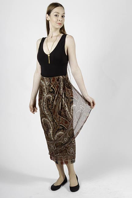 Emanuel Ungaro lot of two colorful skirts: Emanuel Ungaro lot of two colorful skirts sizes 4 and 6