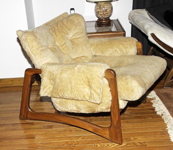 Mid Century Lounge Chair Probably Adrian Pearsall: Mid Century Lounge Chair Probably Adrian Pearsall Craft Associates 30x34x36