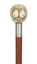 8. Ivory Buttock Erotic Cane-Ca. 1890-Ivory ball knob - 2