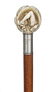 8. Ivory Buttock Erotic Cane-Ca. 1890-Ivory ball knob - 5