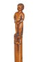 12. “Manneken Pis” Folk Art Cane-Ca. 1850-Single piece - 4