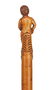 12. “Manneken Pis” Folk Art Cane-Ca. 1850-Single piece - 6