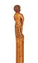 12. “Manneken Pis” Folk Art Cane-Ca. 1850-Single piece - 7