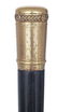 15. Gold Dress Cane-Ca. 1850-Straight and slightly - 7