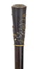 20. Japanese Export Meiji Cane-Ca. 1890-Gun metal knob - 2