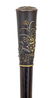 20. Japanese Export Meiji Cane-Ca. 1890-Gun metal knob - 3