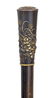 20. Japanese Export Meiji Cane-Ca. 1890-Gun metal knob - 4