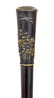 20. Japanese Export Meiji Cane-Ca. 1890-Gun metal knob - 6