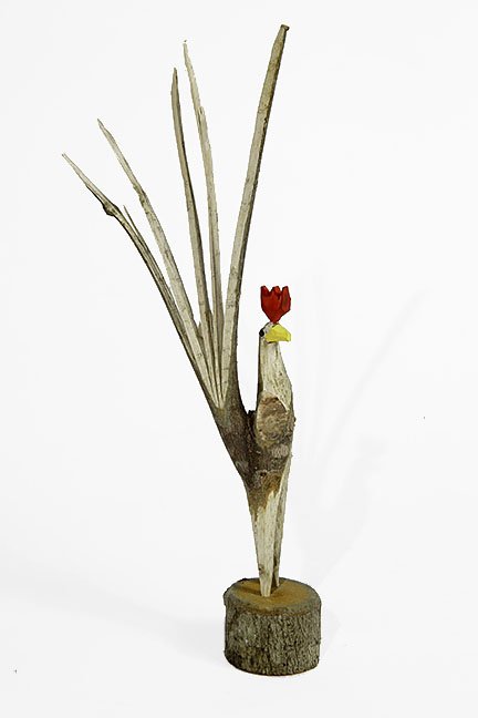 Outsider/Folk Art- Minnie Adkins "Rooster". Signed and (1 of 1)