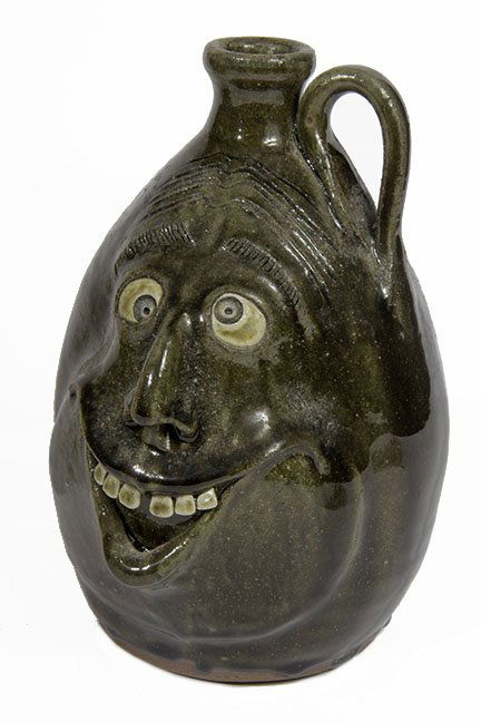 Outsider/Folk Art-Melvin and Michael Crocker "Face (1 of 1)