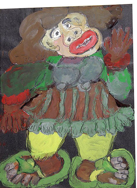 Outsider/Folk Art- Juanita Rogers "The Muppet". (1 of 1)