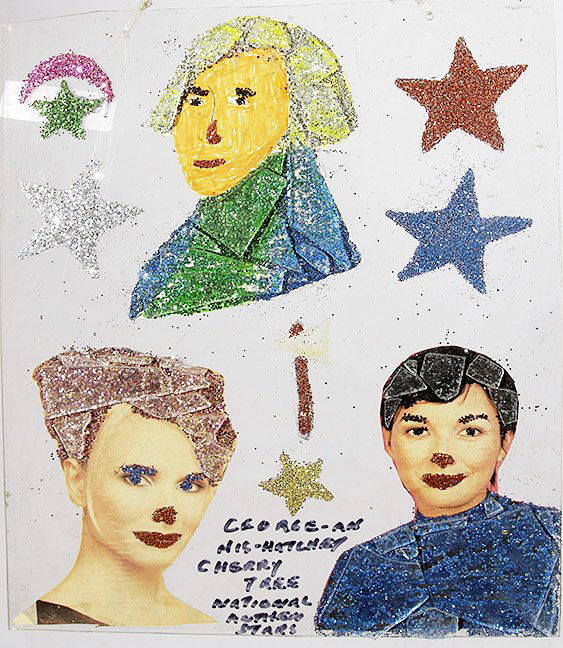 Outsider/Folk Art-Baltimore Glassman "George Washington (1 of 1)