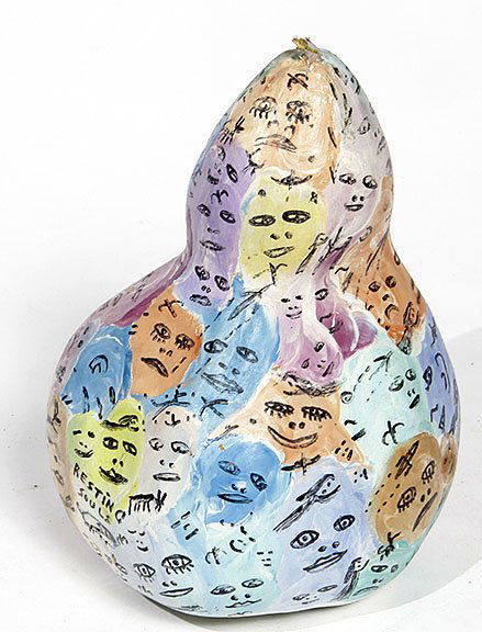 Outsider/Folk Art- Rev Howard Finster "Resting Souls". (1 of 2)