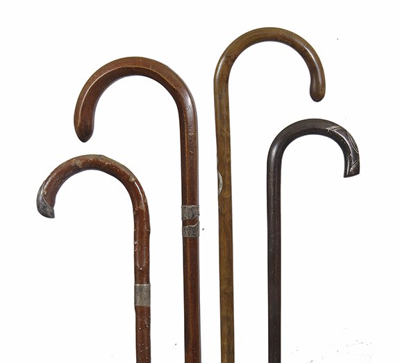 109. Four Antique Canes- Ca. 1890- Average length- 34“ (1 of 1)