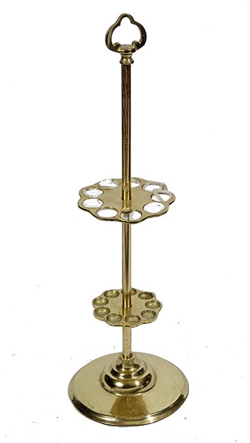 210. Brass Cane Stand- 20th Century- A solid cast cane (1 of 1)