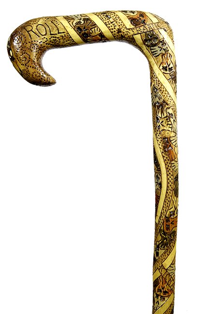 3. Johnny Winter Rock/Roll Cane- Dated 2012- A custom (1 of 3)