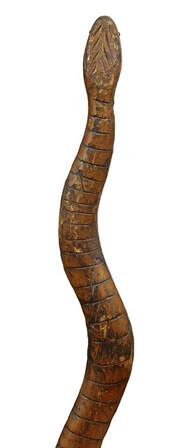 30. Johnny Winter Snake Cane- Mid 20th Century- A (1 of 1)