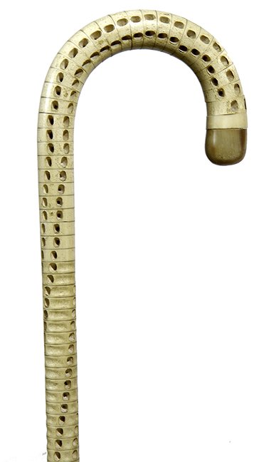 32. Johnny Winter Vertebrae Cane- Early 20th Century- A (1 of 1)