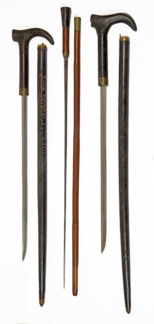 173. Three Sword Canes- $300-$500 (1 of 1)
