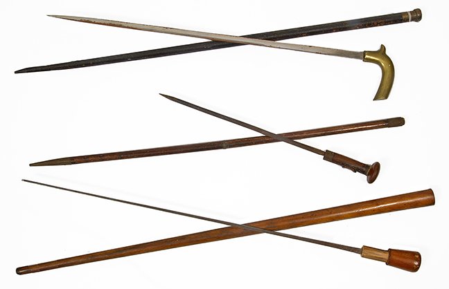 174. Three Sword Canes- $300-$500 (1 of 1)