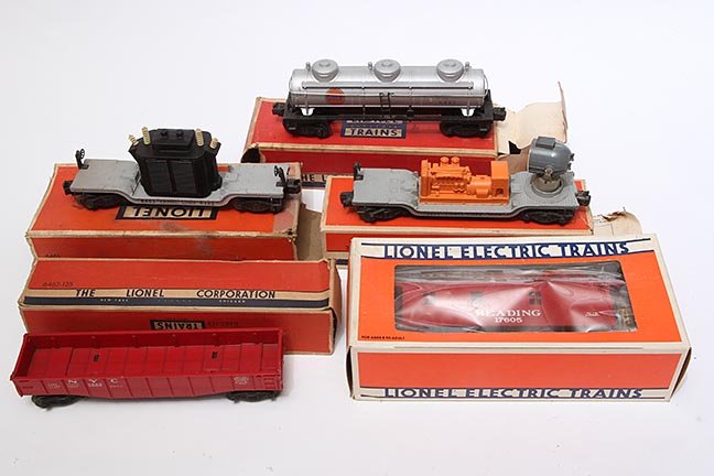 248. Five Lionel Train: 248. Five Lionel Box Cars in Original Boxes-see our other 80 lots of trains
