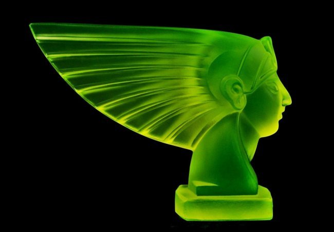 French Art Deco Bohemian Glass Car Mascot (1 of 7)