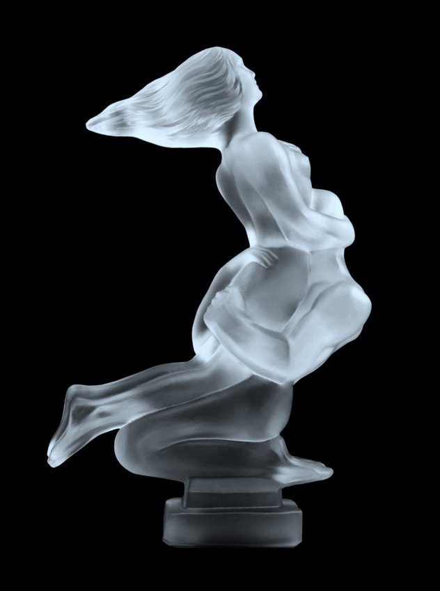 Art Deco Glass Statuette ' Nude Lovers ': Top Quality Frosted Art Glass Sculpture, this car mascot was originally made by Lalique. This piece was made in Bohemia from the ORIGINAL Antique molds that was used back in 1930’s. It is BREATHTAKI