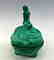 Glamorous Art Deco Bohemian Malachite Jade Bowl
